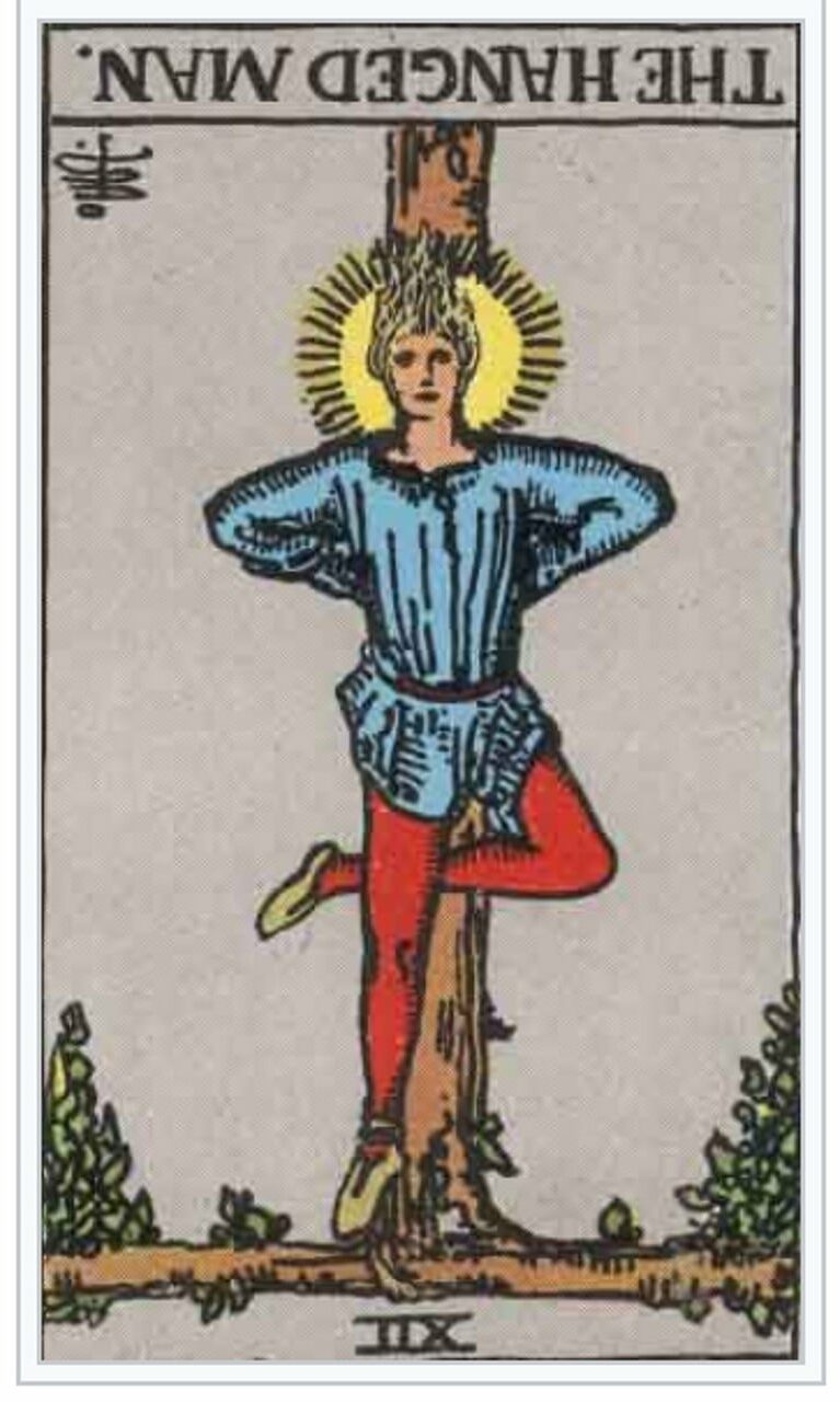 Tageskarte Tarot Der Gehängte