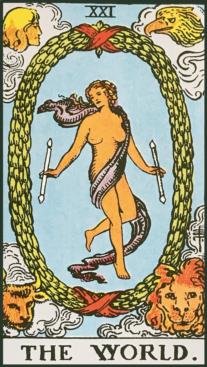 Tarot Tageskarte Die Welt