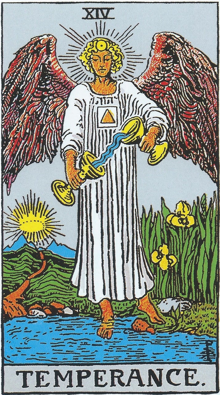 Tarot Tageskarte Die Mäßigkeit